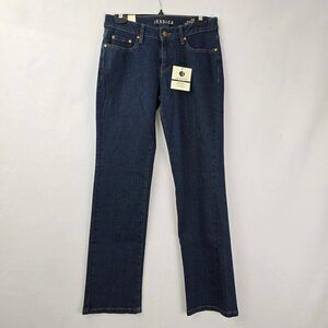 Jessica Dream Fit Body Shaper Straight Leg Jeans Size 2P